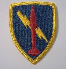 Нарукавный знак 1 командования ракетных войск СВ США