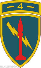 Нарукавный знак 4 командования ракетных войск СВ США