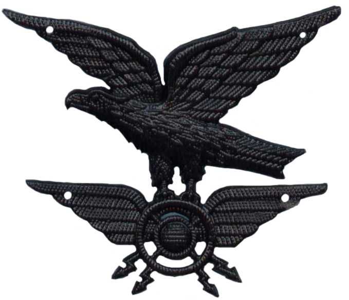 Эмблема на кепи рядового состава автомобильных частей Альпийских стрелков Сухопутных войск Италии