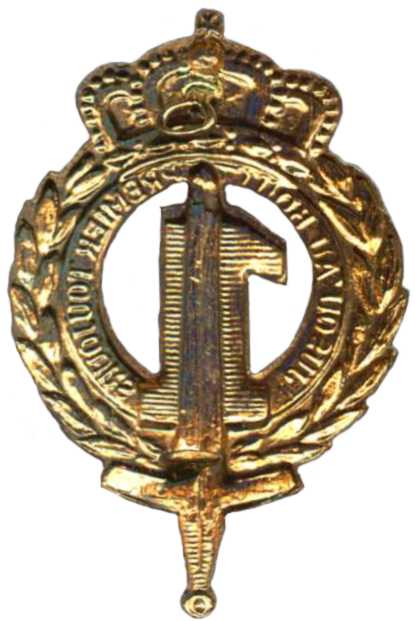 Кокарда знак 1-го пехотного линейного полка Королевских ВС Бельгии