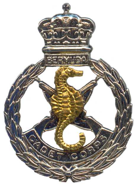 Кокарда знак армейского кадетского корпуса Бермудских островов