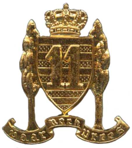 Кокарда знак 11-го пехотного линейного полка Королевских ВС Бельгии