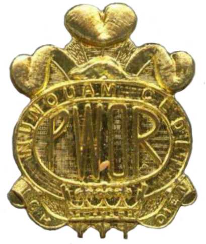 Кокарда знак на фуражку Принца Уэльского Собственный пехотный полк