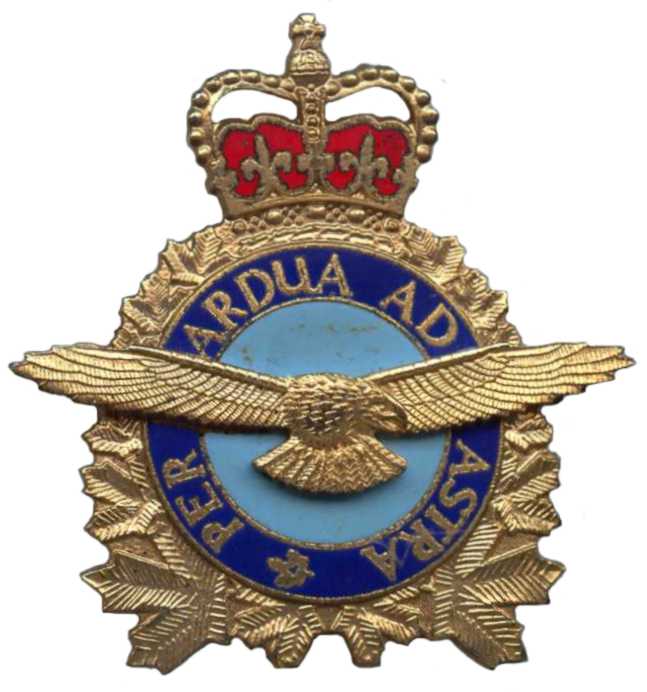 Кокарда знак на фуражку офицеров Королевских Канадских Военно-воздушных сил