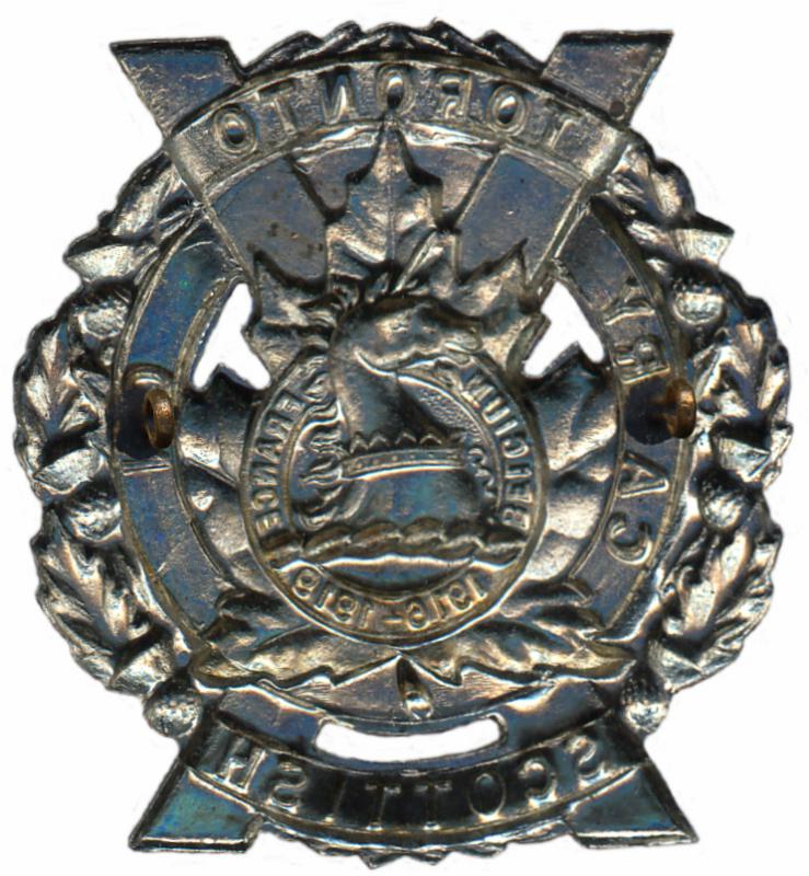 Кокарда знак на гленгерри Торонтского Шотландского полка