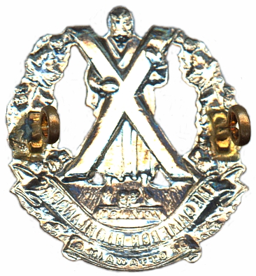 Кокарда знак на гленгерри Оттавского Камеронского Горского полка