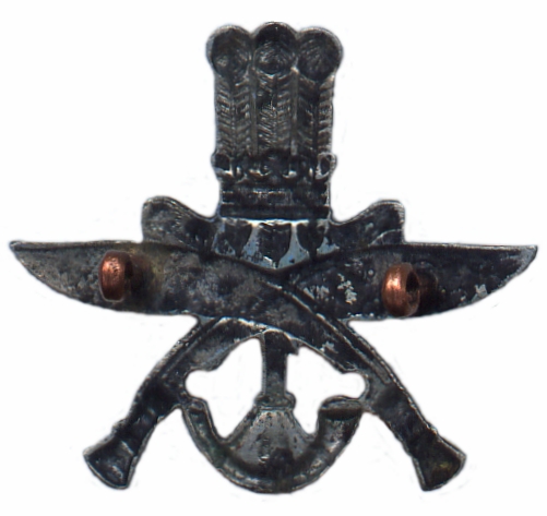 Кокарда знак на берет 1-го Принца Уэльского Гуркского стрелкового полка