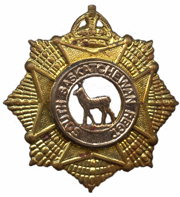 Кокарда знак на фуражку Южно-Саскатчеванского пехотного полка