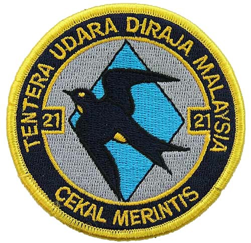 21st Squadron Patch Royal Malaysian Air Force