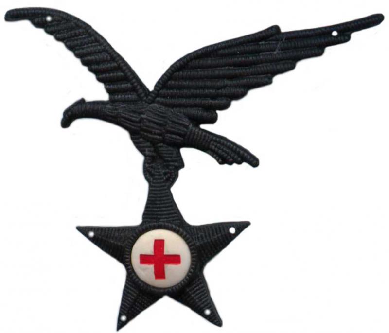Эмблема на шляпу унтерофицерского состава медицинских частей Альпийских стрелков Сухопутных войск Италии