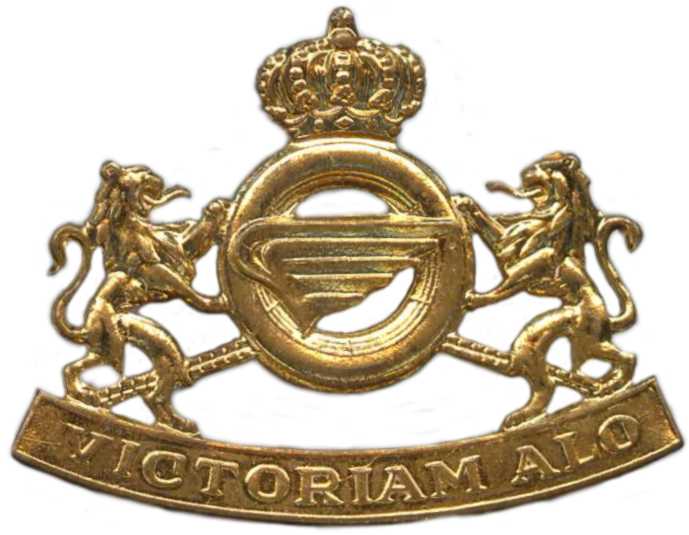 Кокарда знак армейского служебного корпуса (RASC) Королевских ВС Бельгии