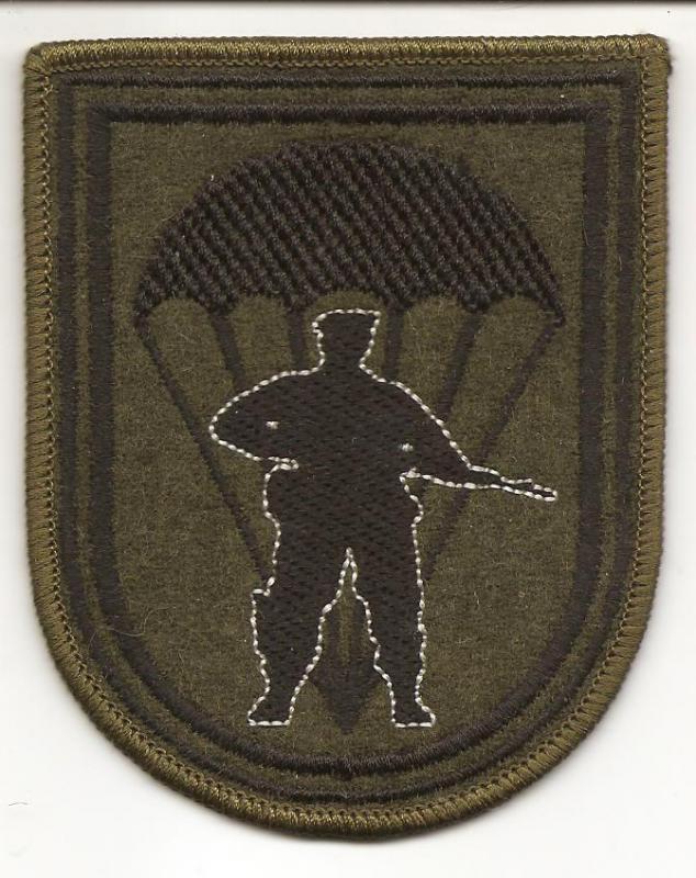 Нарукавный знак 527-й отдельной роты специального назначения ВС Республики Беларусь