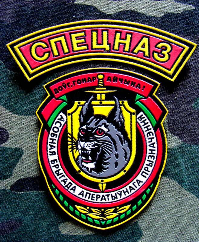 шеврон 3-й отдельной Краснознаменной бригады оперативного назначения ВВ РБ