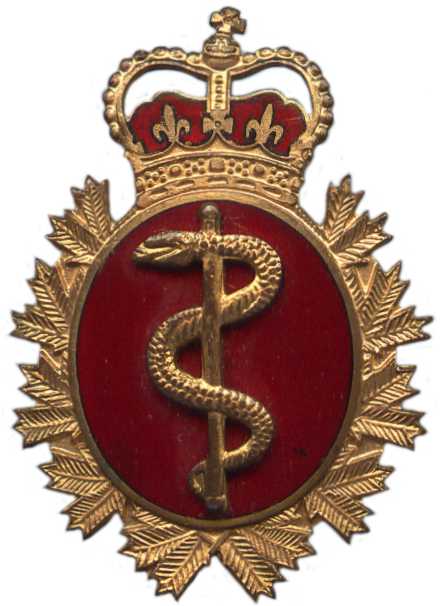 Кокарда знак на фуражку Канадского Медицинского Корпуса