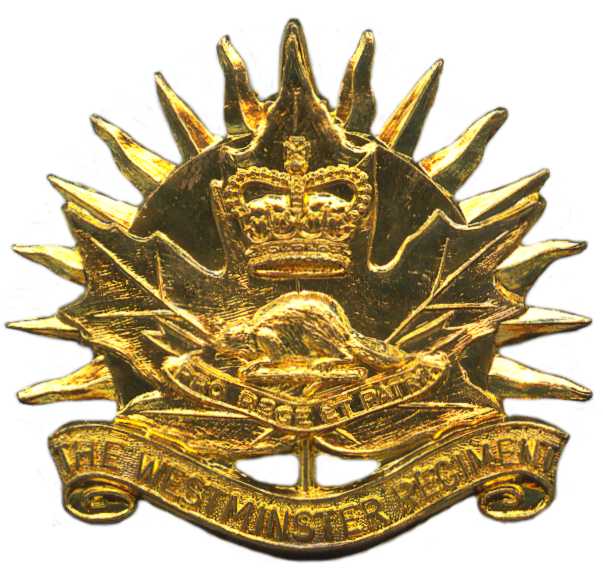 Кокарда знак на фуражку Вестминстерского пехотного полка