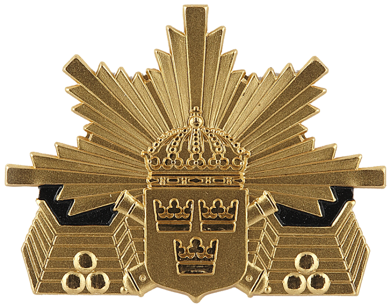 Кокарда 1-го полка Амфибийных сил ВМФ Швеции
