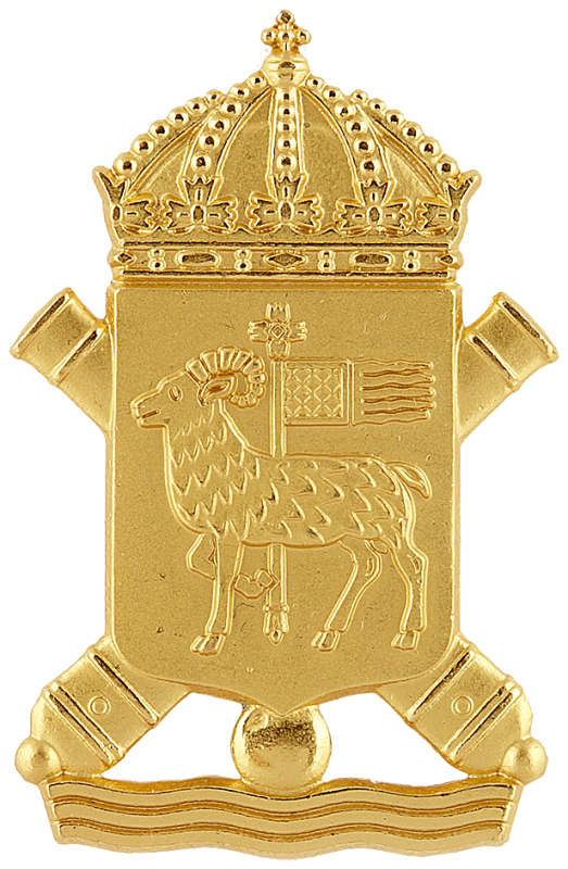 3-nd Coastal Artillery Regiment Beret Badge of Sweeden Navy