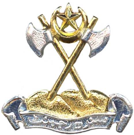 Кокарда знак Синдхского пехотного полка
