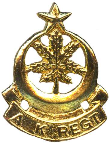 Кокарда знак Свободного Кашмирского пехотного полка