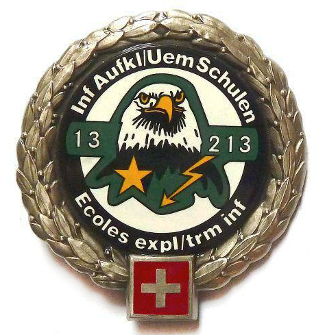 Infantry Unit Badge of Swiss Army