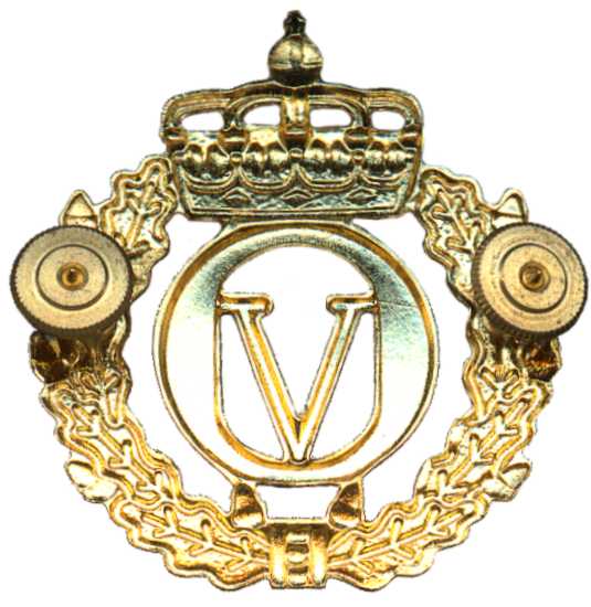 Кокарда эмблема на берет офицерского состава Королевских вооруженных сил Норвегии