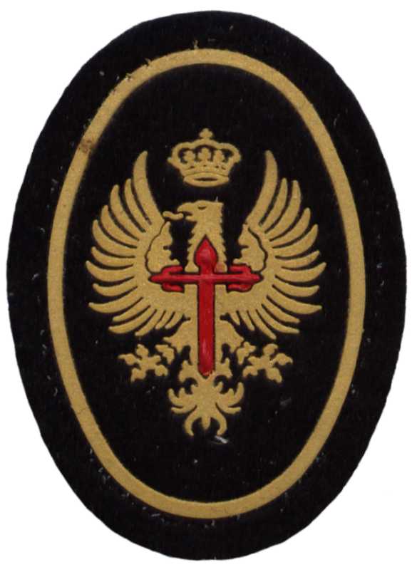 Кокарда эмблема на берет пехотных частей Королевских ВС Испании