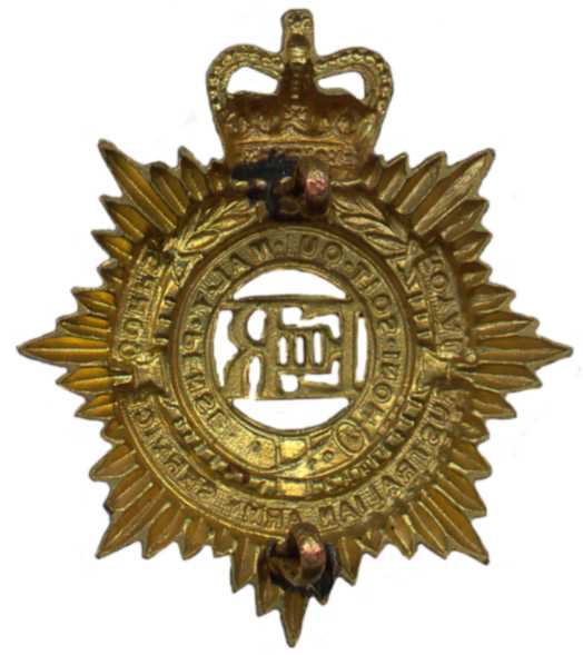 Кокарда знак на фуражку Королевского Австралийского Армейского Служебного корпуса