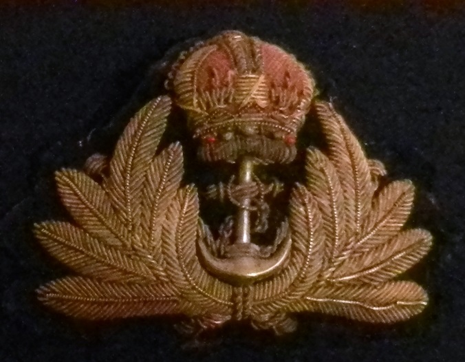 Кокарда офицера флота на период короля Георга VI ( до 1952г.).