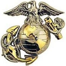 Эмблема на головной убор Корпуса морской пехоты США.