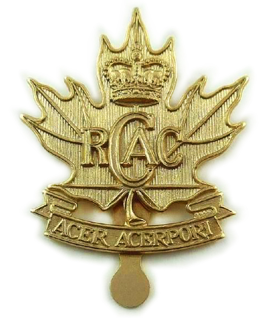 Royal Canadian Army Cadets Brass Cap Badge # 2