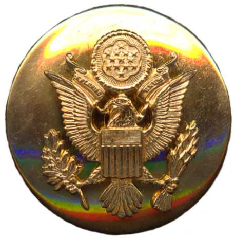 Кокарда эмблема на парадную фуражку рядового состава Сухопутных войск США