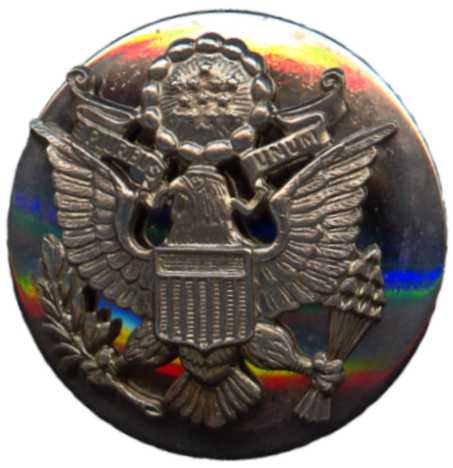 Кокарда эмблема на парадную фуражку рядового состава Военно-воздушных сил США