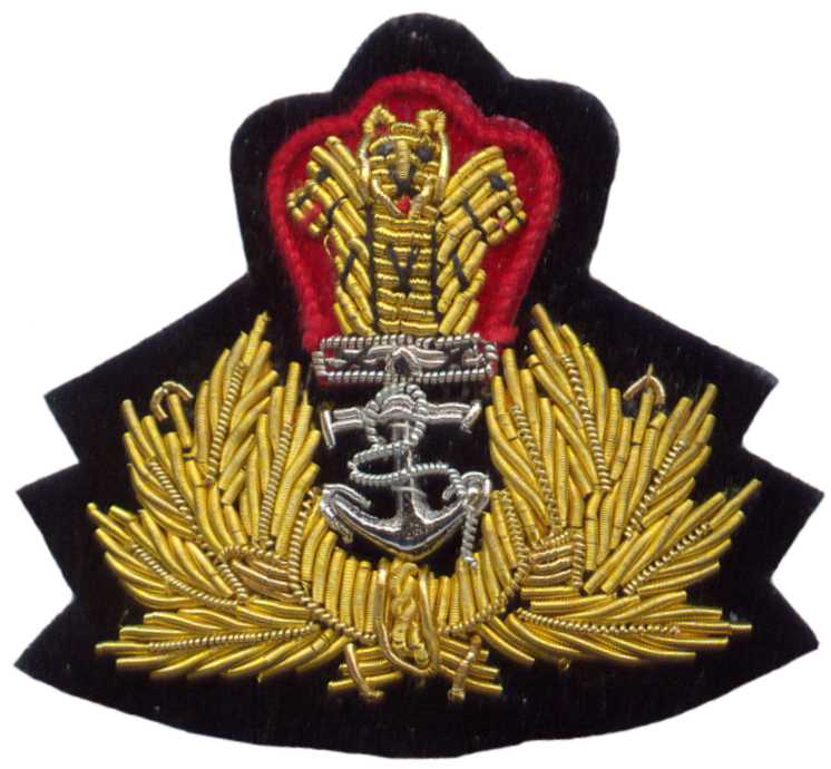 Кокарда знак на берет офицерского состава ВМС