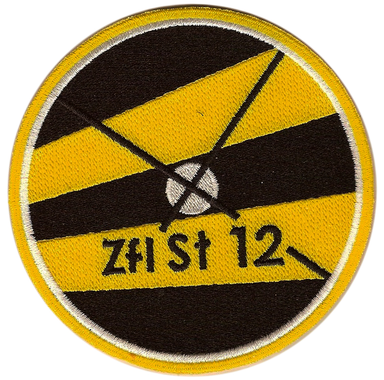 Нарукавный знак 12-ой авиационной эскадрильи ВВС Швейцарии