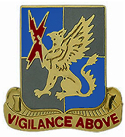 224th Military Intelligence 525BfSB ( obsolute) Unit Crest. USA