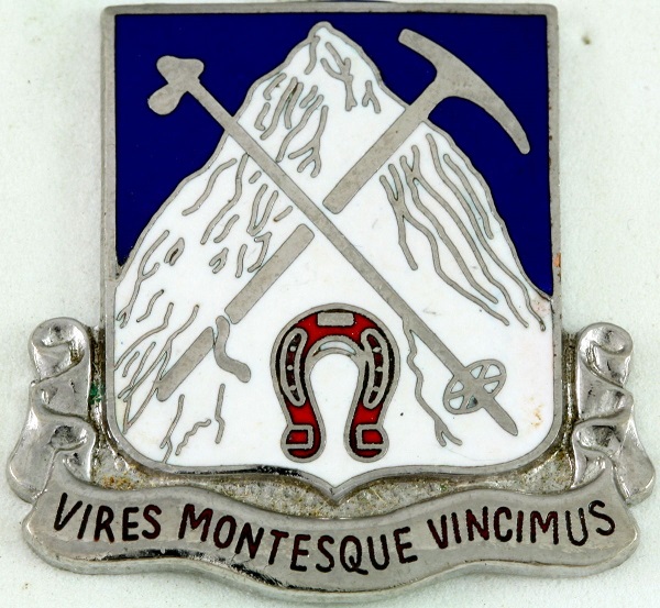 87th infantry regiment( mountain) part of 10 Mountain Division