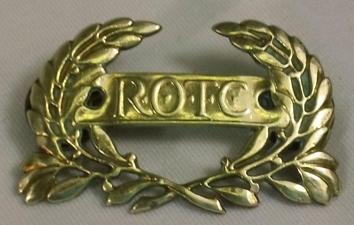 Reserve Officier Training Course (ROTC) cadets hat badge