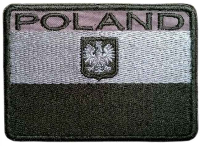 Subdued Patch Poland National Flag