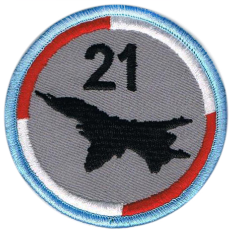 Нарукавный знак 21-ой тактической военно-воздушной базы ВВС Польши