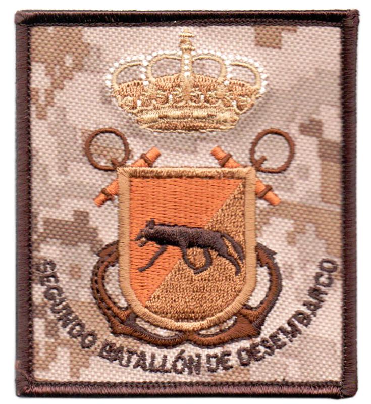 Нарукавный знак 2-го десантного батальона Морской пехоты ВМФ Испании