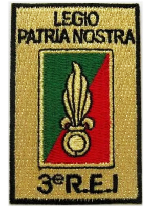 Нарукавный знак 3-го Пехотного полка Французского Иностранного Легиона