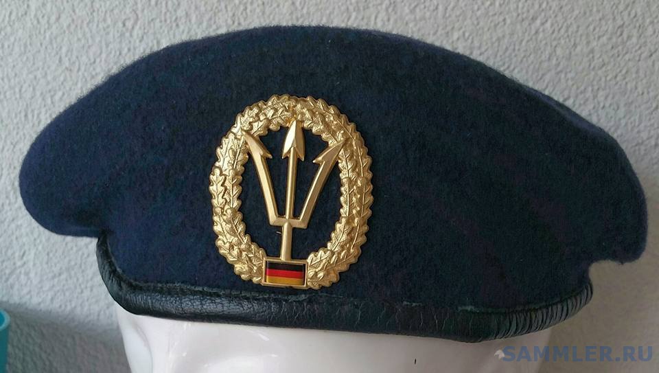 Металлическая кокарда Командования специальных сил ВМС Германии.