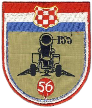 Нашивка Артиллерийского подразделения ВС Хорватии