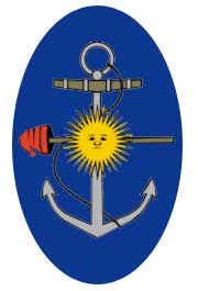 эмблема на головной убор корпуса морской пехоты Аргентины