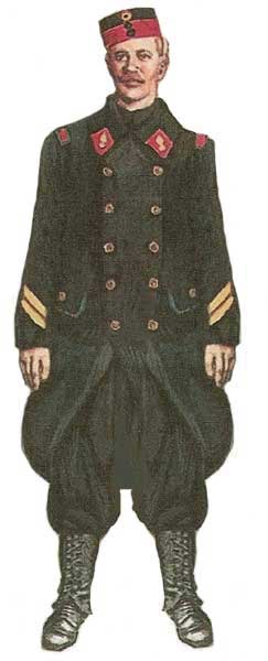 Униформа бельгийской пехоты 1914-1918 годов