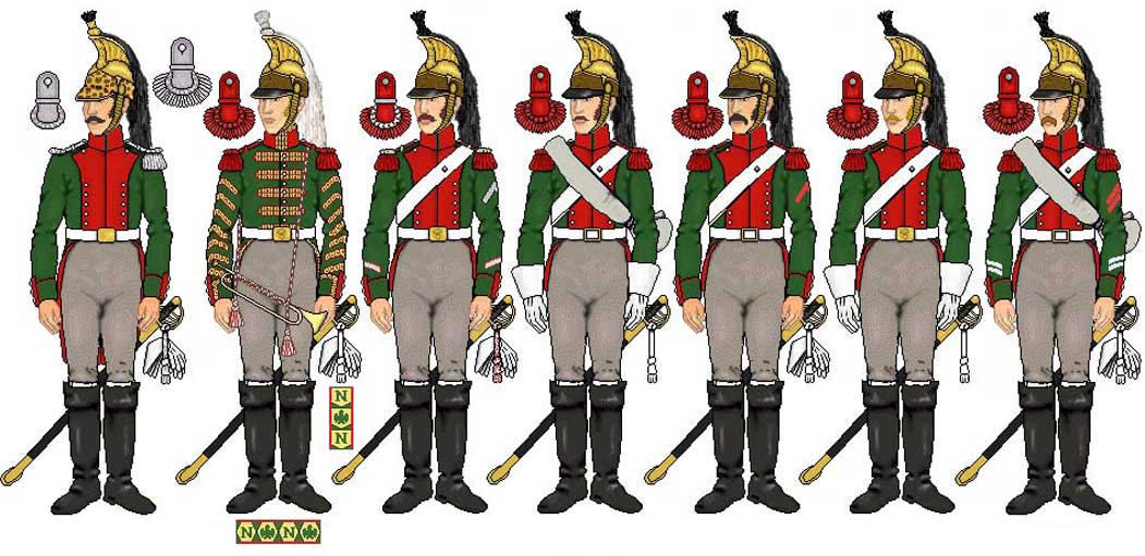 Униформа драгун Наполеона