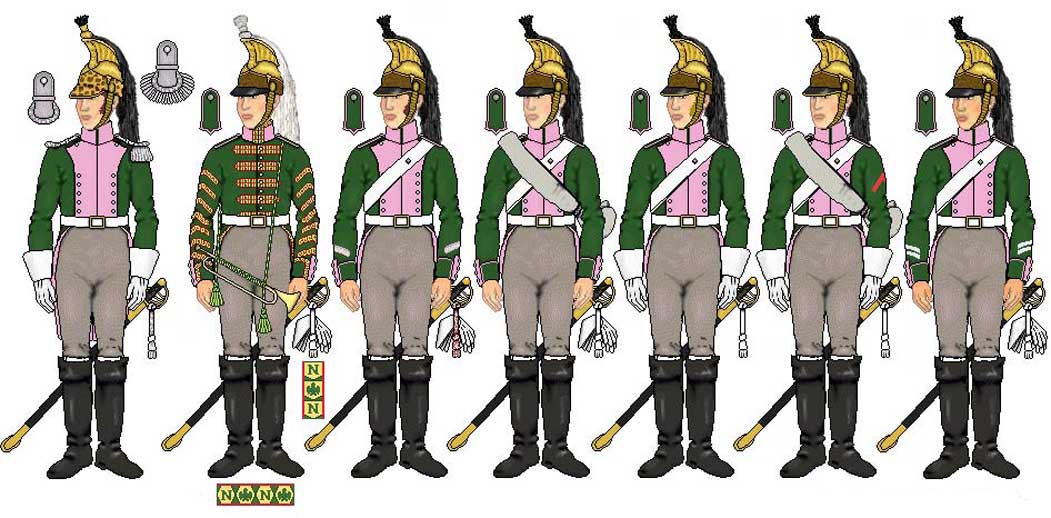 Униформа драгун Наполеона