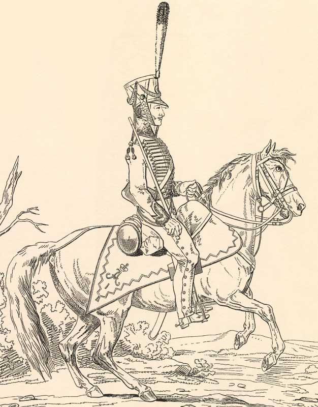 Униформа гусарского унтер-офицера 1812 года