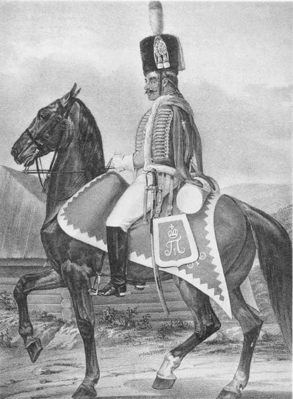 Униформа унтер-офицера Сумского гусарского полка, 1797-1801 годы.