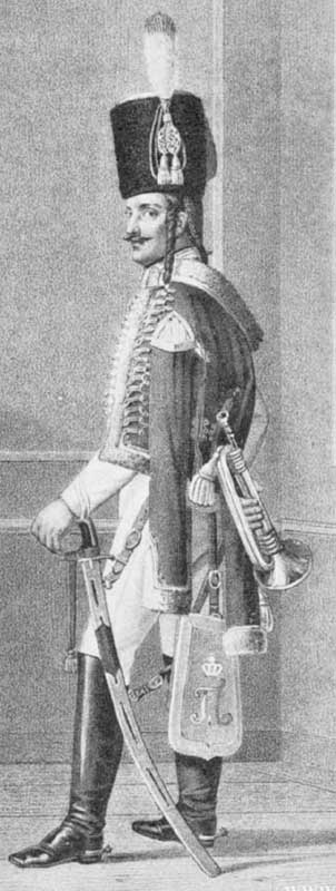 Униформа трубача Мариупольского гусарского полка, 1797-1801 годы.